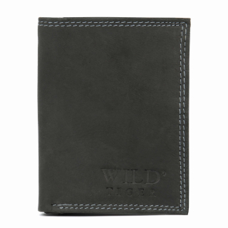 Pánská kožená peněženka Wild Tiger ZM-128R-034 černá RFID ochrana
