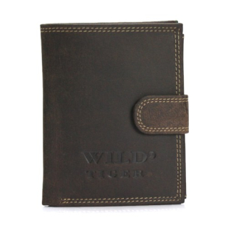 Pánská kožená peněženka Wild Tiger ZM-128R-123A hnědá RFID ochrana