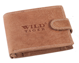 Pánská kožená peněženka Wild Tiger AM-28-032 světle hnědá
